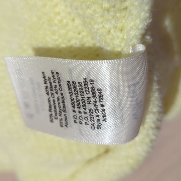 Aritzia Wilfred Mimi Sweater Fluro Lime/Yellow Small - Picture 6 of 8